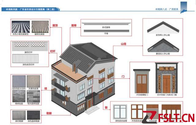 嶺南新風貌·廣東省農(nóng)房設計方案圖集（第二冊）——廣府民系