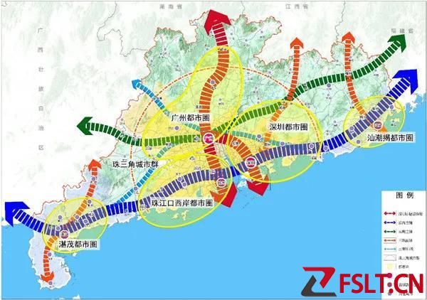 廣東一盤大棋：建設5個都市圈，3個省域副中心，2個省級經濟中心